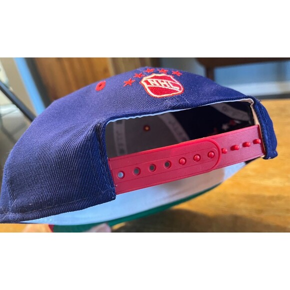 Washington Capitals Snapback Hat New Era 9Fifty Vintage Hockey Retro Caps - Picture 6 of 11